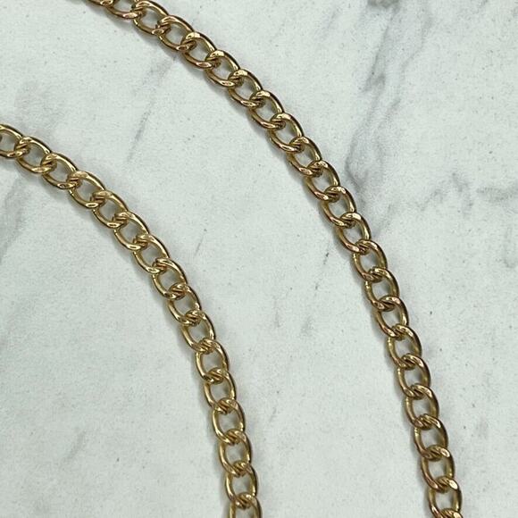 Gold Tone Skinny Chain Link Purse Handbag Replacement Strap ✨ - Picture 3 of 10
